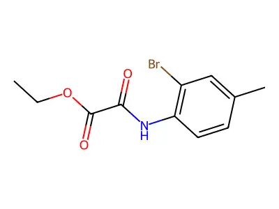 Ethyl 2-(4-chloro-3-(trifluoromethyl)phenylamino)-2-oxoacetate structure