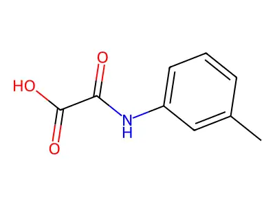 [(3-Methylphenyl)carbamoyl]formic acid structure
