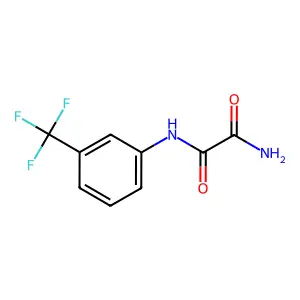 N'-[3-(trifluoromethyl)phenyl]oxamide structure