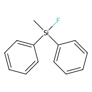 Fluoromethyldiphenylsilane structure
