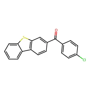 对氯苯基2-二苯并噻吩基酮 structure