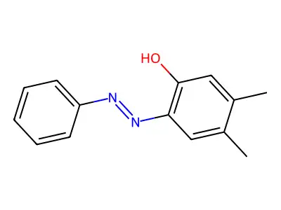 4,5-Dimethyl-2-(phenyldiazenyl)phenol structure