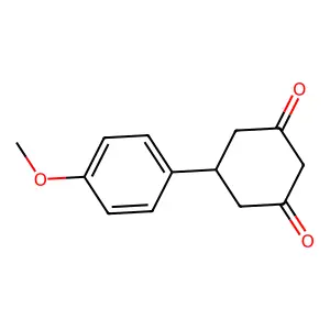 5-(4-Methoxyphenyl)cyclohexane-1,3-dione structure