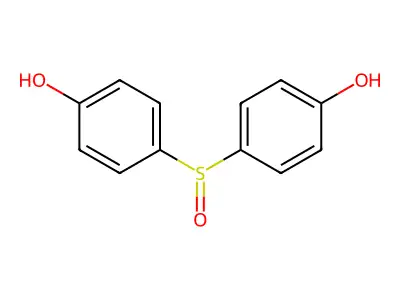 Phenol, 4,4'-sulfinylbis- structure