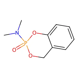 Phosphoramidic acid, N,N-dimethyl-, cyclic methylene-o-phenylene ester structure