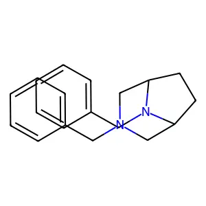 3,8-Dibenzyl-3,8-diazabicyclo[3.2.1]octane structure