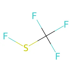 三氟甲硫基氟 structure