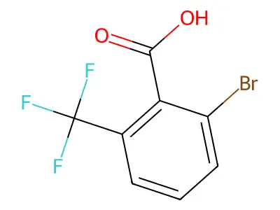 2-Bromo-6-(trifluoromethyl)benzoic acid structure