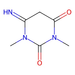 二氢-6-亚氨基-1,3-二甲基尿嘧啶 structure