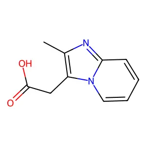 2-甲基咪唑并(1,2-a)吡啶-3-乙酸 structure