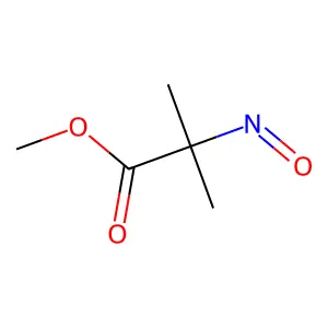 Propionic acid, 2-methyl-2-nitroso-, methyl ester structure
