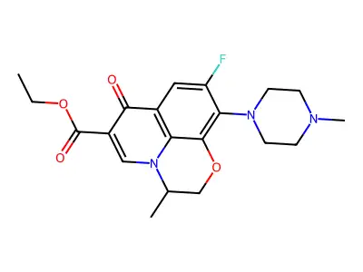 Ofloxacin, D- structure