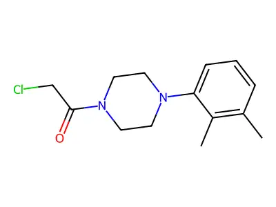 1-(Chloroacetyl)-4-(2,3-dimethylphenyl)piperazine structure