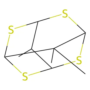 2,4,6,8-Tetrathiaadamantane, 9,9,10-trimethyl- structure