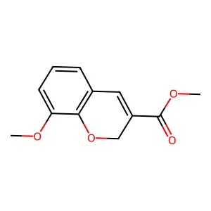 Methyl 8-methoxy-2H-1-benzopyran-3-carboxylate structure