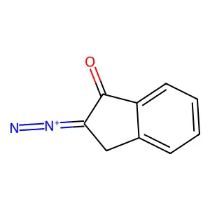 2-Diazo-1-indanone structure