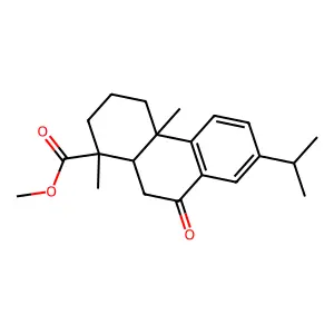 7-Oxodehydroabietic acid, methyl ester structure