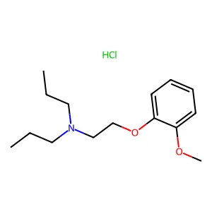 Dipropylamine, N-(2-(o-methoxyphenoxy)ethyl)-, hydrochloride structure