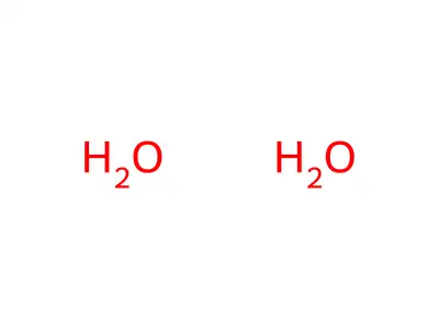 Water dimer structure