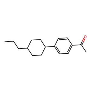 4-(trans-4-Propylcyclohexyl)acetophenone structure