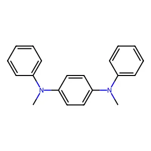 1,4-Benzenediamine, N,N'-dimethyl-N,N'-diphenyl- structure