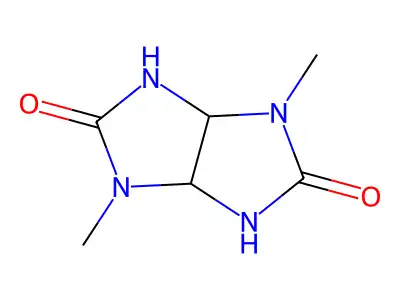 1,4-dimethyltetrahydroimidazo[4,5-d]imidazole-2,5(1H,3H)-dione structure