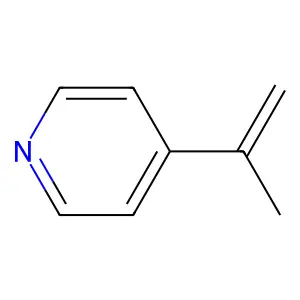 Pyridine, 4-(1-methylethenyl) structure