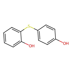 2-[(4-羟基苯基)硫基]苯酚 structure