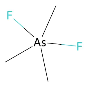 Arsorane, difluorotrimethyl- structure
