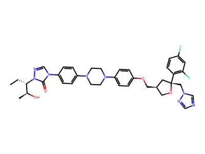 Posaconazole structure