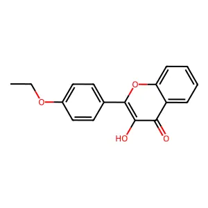 2-(4-Ethoxyphenyl)-3-hydroxy-4H-1-benzopyran-4-one structure