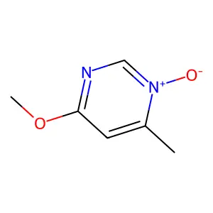 4-Methoxy-6-methyl-1-oxidopyrimidin-1-ium structure