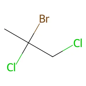 2-Bromo-1,2-dichloropropane structure