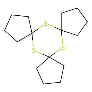6,12,18-Trithiatrispiro[4.1.4.1.4.1]octadecane structure