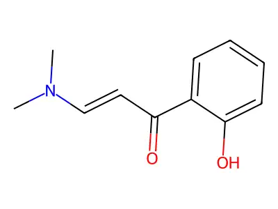 3-(Dimethylamino)-1-(2-hydroxyphenyl)prop-2-en-1-one structure