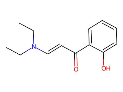 3-(Diethylamino)-1-(2-hydroxyphenyl)prop-2-en-1-one structure