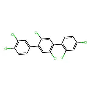 1,4-Dichloro-2-(2,4-dichlorophenyl)-5-(3,4-dichlorophenyl)benzene structure