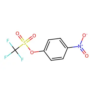 4-Nitrophenyl trifluoromethanesulfonate structure