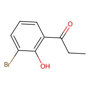 Propiophenone, 3'-bromo-2'-hydroxy- structure