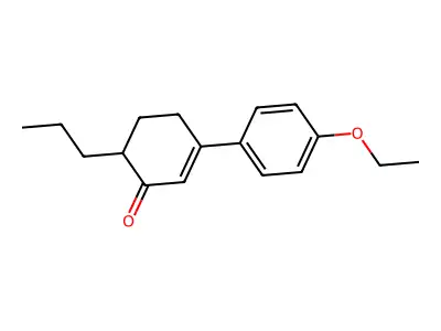 3-(4-Ethoxyphenyl)-6-propylcyclohex-2-en-1-one structure