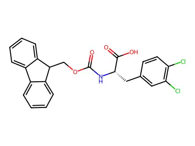 3-(3,4-Dichloro-phenyl)-2-(9H-fluoren-9-ylmethoxycarbonylamino)-propionic acid structure