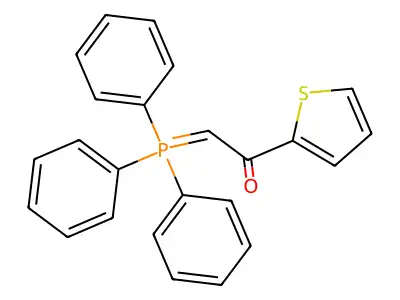 Ethanone, 1-(2-thienyl)-2-(triphenylphosphoranylidene)- structure