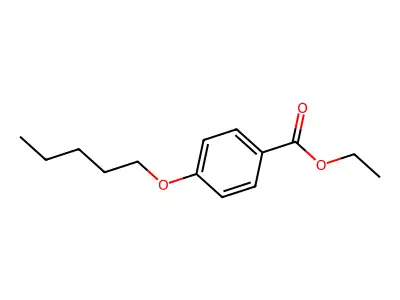 Ethyl 4-pentoxybenzoate structure