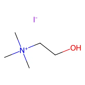 胆碱碘化物 structure