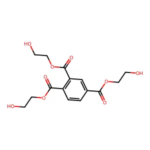 三(2-羟乙基)苯-1,2,4-三甲酸酯 structure