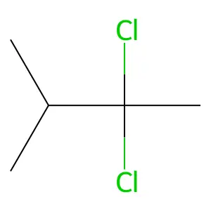 2,2-Dichloro-3-methylbutane structure