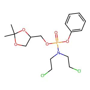 2-chloro-N-(2-chloroethyl)-N-[(2,2-dimethyl-1,3-dioxolan-4-y structure
