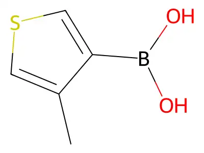 4-Methyl-3-thiopheneboronic acid structure