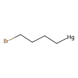 Mercury, bromobutyl structure