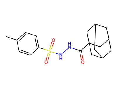 N'-(4-methylphenyl)sulfonyladamantane-1-carbohydrazide structure
